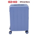 AZKO Luggo 20 inci Encore Koper Tsa Lock Wide Trolley - Biru Hardcase Luggage Koper Kabin Tas Jalan-Jalan Travel Bag Tas Roda