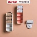 AZKO Stora Partition Organizer Meja Desk Storage Box Tempat Alat Tulis Minimalis Serbaguna Wadah Penyimpanan Multifungsi Organizer Meja