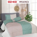 AZKO Sleeplite 120x200 Cm Set 4 Pcs Seprai Single Microfiber Stripe Jade