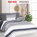AZKO Sleeplite 120x200 Cm Set 4 Pcs Seprai Single Microfiber Stripe Link