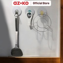 AZKO Stora Set 3 Pcs Gantungan Dinding Serbaguna Permanen Seamless Pengait Multifungsi Tembok Clothes Hook Tempat Gantung Pakaian Barang Serbaguna