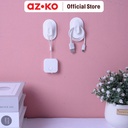 AZKO Stora Set 2 Pcs Gantungan Dinding Serbaguna Permanen Mini Hy-0171 Pengait Multifungsi Tembok Wall Hook Tempat Gantung Pakaian Barang Serbaguna