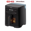 AZKO Kris 5 ltr Air Fryer Digital Dengan Steam 1000 Watt - Hitam Alat Masak Goreng Pembuat Makanan Penggoreng Tanpa Minyak Elektronik Dapur