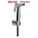 AZKO Tatay Selang Toilet Shower Kit Shatafa Chess Stainless Steel - Metalik Toilet Hose Semprotan Selang Air Kloset Aksesoris Kamar Mandi Selang Wc