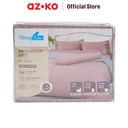 AZKO Sleeplite Set Seprai Stripe - Pink Sprei Motif Seprai Aesthetic Seprei Sheet Set Bed Sheet Aksesoris Tempat Tidur Set Sarung Bantal Sarung Guling