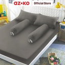 AZKO Sleeplite Set Seprai Microfiber - Abu-Abu Sprei Polos Seprai Aesthetic Seprei Sheet Set Bed Sheet Aksesoris Tempat Tidur Set Sarung Bantal Sarung Guling