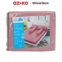 AZKO Sleeplite Set Seprai Microfiber - Dusty Pink Sprei Polos Seprai Aesthetic Seprei Sheet Set Bed Sheet Aksesoris Tempat Tidur Set Sarung Bantal Sarung Guling