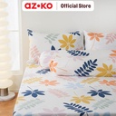 AZKO Sleeplite Set Seprai Microfiber Flower Mila Sprei Motif Seprai Aesthetic Seprei Sheet Set Bed Sheet Aksesoris Tempat Tidur Set Sarung Bantal Sarung Guling
