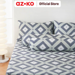 AZKO Sleeplite Set Seprai Microfiber Abstr Leon Sprei Motif Seprai Aesthetic Seprei Sheet Set Bed Sheet Aksesoris Tempat Tidur Set Sarung Bantal Sarung Guling
