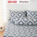 AZKO Sleeplite Set Seprai Microfiber Abstr Leon Sprei Motif Seprai Aesthetic Seprei Sheet Set Bed Sheet Aksesoris Tempat Tidur Set Sarung Bantal Sarung Guling