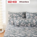 AZKO Sleeplite Set Seprai Microfiber Flower Lola Seprai Motif Seprai Aesthetic Seprei Sheet Set Bed Sheet Aksesoris Tempat Tidur Set Sarung Bantal Sarung Guling