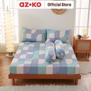AZKO Sleeplite Set Seprai Microfiber Abstr Dna Sprei Motif Seprai Aesthetic Seprei Sheet Set Bed Sheet Aksesoris Tempat Tidur Set Sarung Bantal Sarung Guling