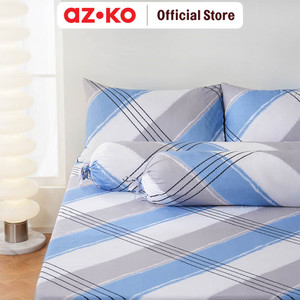 AZKO Sleeplite Set Seprai Microfiber Jace Sprei Motif Seprai Aesthetic Seprei Sheet Set Bed Sheet Aksesoris Tempat Tidur Set Sarung Bantal Sarung Guling