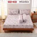 AZKO Sleeplite Set Seprai Flower Gia Sprei Motif Seprai Aesthetic Seprei Sheet Set Bed Sheet Aksesoris Tempat Tidur Set Sarung Bantal Sarung Guling