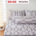 AZKO Sleeplite Set Seprai Microfiber Abstrak Faye Sprei Motif Seprai Aesthetic Seprei Sheet Set Bed Sheet Aksesoris Tempat Tidur Set Sarung Bantal Sarung Guling