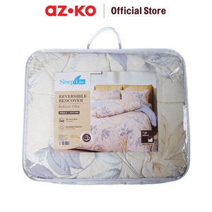 AZKO Sleeplite Bed Cover Reversible 2 Selimut Ranjang Motif Pelapis Tempat Tidur Blanket Aksesoris Tempat Tidur