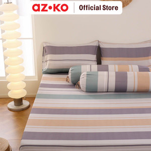 AZKO Sleeplite Set Seprai Microfiber Aiden Sprei Motif Seprai Aesthetic Seprei Sheet Set Bed Sheet Aksesoris Tempat Tidur Set Sarung Bantal Sarung Guling