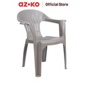 AZKO Soleil Kursi Teras Stacking Dengan Cup Holder Balcony Chair Kursi Outdoor Serbaguna Furniture Rumah Tempat Duduk Kursi Halaman Balkon