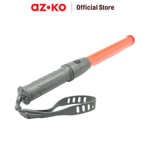 AZKO Krisbow Tongkat Lalu Lintas 2Xc - Merah Tongkat Polisi Lampu Tongkat Lampu Pengatur Lalin Police Stick Tongkat Parkir