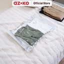 AZKO Stora Kantung Vacuum Roll Up Vacuum Bag Bungkus Penyerap Udara Pembungkus Pakaian Anti Udara Mesin Pengemas Hisap Clothes Packing