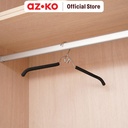 AZKO Stora 42 cm Hanger Aluminium - Hitam Henger Gantungan Baju Serbaguna Shirt Hook Perlengkapan Rumah Tangga