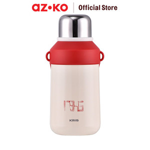 AZKO Kris Scarlet Vacuum Flask - Putih Tempat Minum Vacuum Flask Wadah Air Minum Panas Perlengkapan Minum Water Bottle