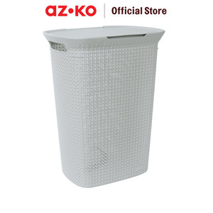 AZKO Ezy Storage Keranjang Laundry Mode - Hijau Tempat Baju Pakaian Kotor Wadah Cucian Laundry Basket Perlengkapan Rumah Tangga