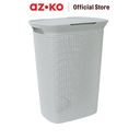 AZKO Ezy Storage Keranjang Laundry Mode - Hijau Tempat Baju Pakaian Kotor Wadah Cucian Laundry Basket Perlengkapan Rumah Tangga