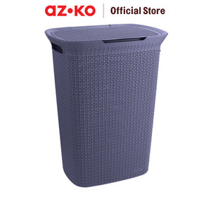AZKO Ezy Storage Keranjang Laundry Mode - Biru Tempat Baju Pakaian Kotor Wadah Cucian Laundry Basket Perlengkapan Rumah Tangga