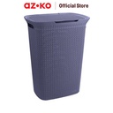 AZKO Ezy Storage Keranjang Laundry Mode - Biru Tempat Baju Pakaian Kotor Wadah Cucian Laundry Basket Perlengkapan Rumah Tangga