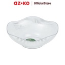 AZKO Delicia 22 cm Wadah Saji Buah Tempat Sajian Makanan Serbaguna Wadah Hidangan Food Grade Perlengkapan Dapur Peralatan Makan