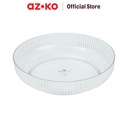 AZKO Delicia 25 cm Wadah Saji Buah Tempat Sajian Makanan Serbaguna Wadah Hidangan Food Grade Perlengkapan Dapur Peralatan Makan