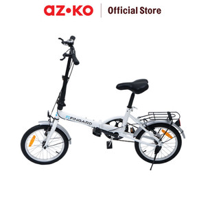 AZKO Fingard 16 Inci Nolan Sepeda Lipat 1 Speed Foldable Folding Bike Perlengkapan Olahraga Sepeda Compact