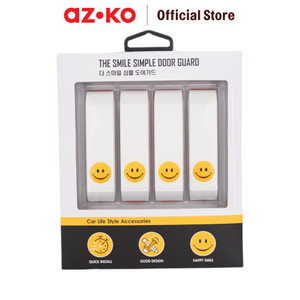 AZKO Carex Pelindung Pintu Mobil Smile Simple Aksesoris Eksterior Mobil Door Protector Sticker Car Perlengkapan Otomotif