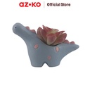AZKO Arthome Tanaman Artifisial Sukulen Dengan Pot Anima Dino Tumbuhan Tanaman Buatan Dekorasi Plant Sintetis Pajangan Rumah Serbaguna Hiasan Properti Foto
