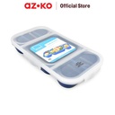 AZKO Smash 28.5X15X5 cm Kotak Makan 6 Sekat Slimline Bento - Biru Navy