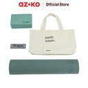 AZKO Alph Set Yoga Kit - Hijau Perlengkapan Yoga Mat Alas Senam Mattress Latihan Yoga Perlengkapan Olahraga