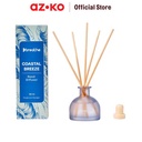 AZKO Breathe 50 ml Coastal Breeze Reed Diffuser Rattan Sticks Freshener Aromaterapi Pengharum Ruangan Stick Room Fragrance