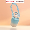 AZKO Ataru 1.1 ltr Joy Botol Vacuum Flask - Biru Soft Tumbler Termos Minuman Tempat Air Minum Panas Dingin Water Bottle Food Grade Perlengkapan Minum