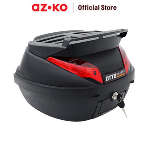 AZKO Otto Klasse 42 ltr Box Motor Pp Round Motorcycle Box Bagasi Motor Box Penyimpanan Motor Perlengkapan Otomotif