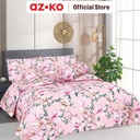 AZKO Sleeplite Seprai Microfiber Flower Clara Sprei Motif Seprai Aesthetic Seprei Sheet Set Bed Sheet Aksesoris Tempat Tidur Set Sarung Bantal Sarung Guling