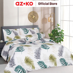 AZKO Sleeplite Seprai Microfiber Flower Avery Sprei Motif Seprai Aesthetic Seprei Sheet Set Bed Sheet Aksesoris Tempat Tidur Set Sarung Bantal Sarung Guling