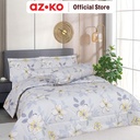 AZKO Sleeplite Seprai Microfiber Flower Isla Sprei Motif Seprai Aesthetic Seprei Sheet Set Bed Sheet Aksesoris Tempat Tidur Set Sarung Bantal Sarung Guling Set Bed Cover