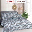 AZKO Sleeplite Seprai Microfiber Abstrak Zion Sprei Motif Seprai Aesthetic Seprei Sheet Set Bed Sheet Aksesoris Tempat Tidur Set Sarung Bantal Sarung Guling Bedcover
