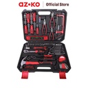 AZKO Maxbuilt Set 96 Pcs Perkakas Mekanik - Hitam Hand Tool Set Alat Perkakas Pertukangan Peralatan Otomotif Bengkel Home Improvement Set Tang Palu Wrench Kunci Pas