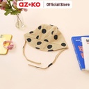 AZKO Ataru Topi Bonnet Anak Polkadot - Cokelat Aksesoris Kepala Kids Bonnet Hat Topi Stylish Anak Lucu Aksesoris Fashion Anak