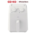AZKO Kris 3 ltr Air Fryer Manual 800 watt - Putih Alat Masak Goreng Pembuat Makanan Penggoreng Tanpa Minyak Elektronik Dapur