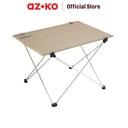 AZKO Soleil Oxford Meja Lipat Medium - Krem Beige Meja Serbaguna Folding Table Multifunctional Foldable Desk Picnic Table Furniture House