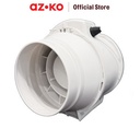 AZKO Krisbow 6 inci Blower Inline Duct Fan Kipas Hexos Ventilasi Fan Ventilation Peralatan Elektronik Air Ventilator