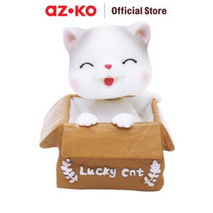AZKO Otto Klasse Ornamen Dashboard Mobil Car Dashboard Ornament Dekorasi Dashboard Mobil Patung Kucing Kecil - Kitten
